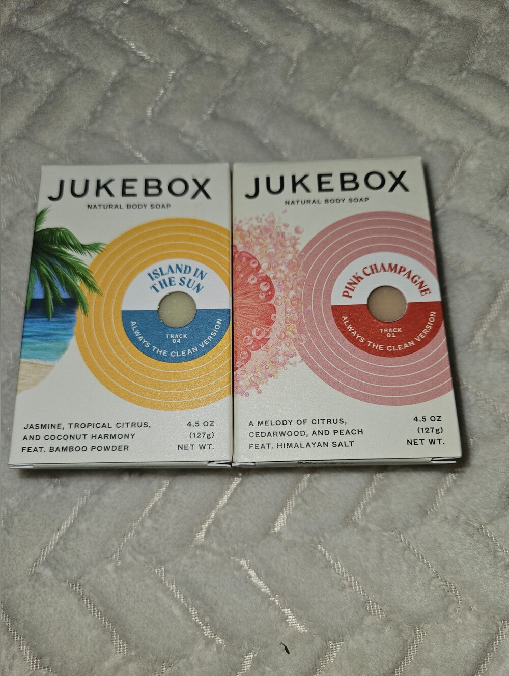 2pk JUKEBOX Natural Body Soap (Set)